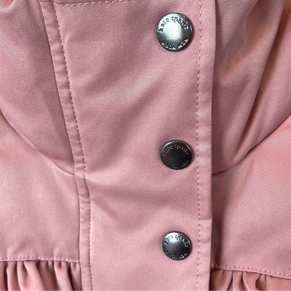Kate Spade ruffle yoke puffer jacket - Picture 4 of 7